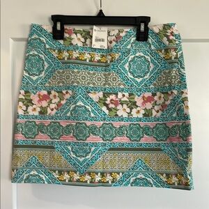 Floral Patterned Skort